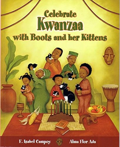 Celebra Kwanzaa con Botitas y sus gatitos