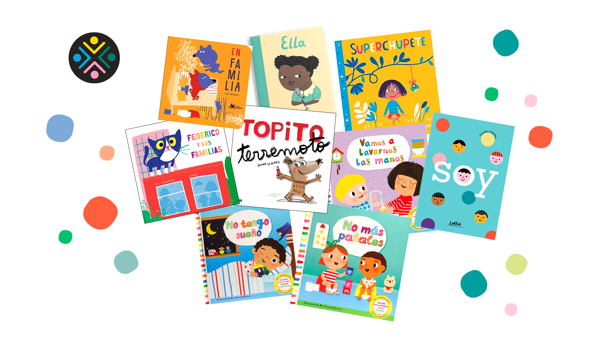 Spanish Board Books Ages 1-3 - Diversity Set (9 Titles)