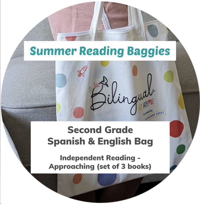 Spanish & English Traveling Library - 2nd Grade Independent Reading Bag - Approaching (set of 3 books)