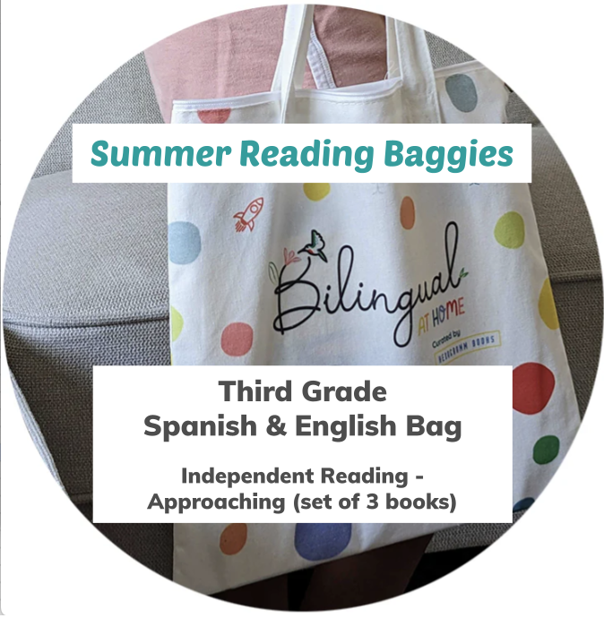 Spanish & English Traveling Library - 3rd Grade Independent Reading - Approaching (set of 3 books)