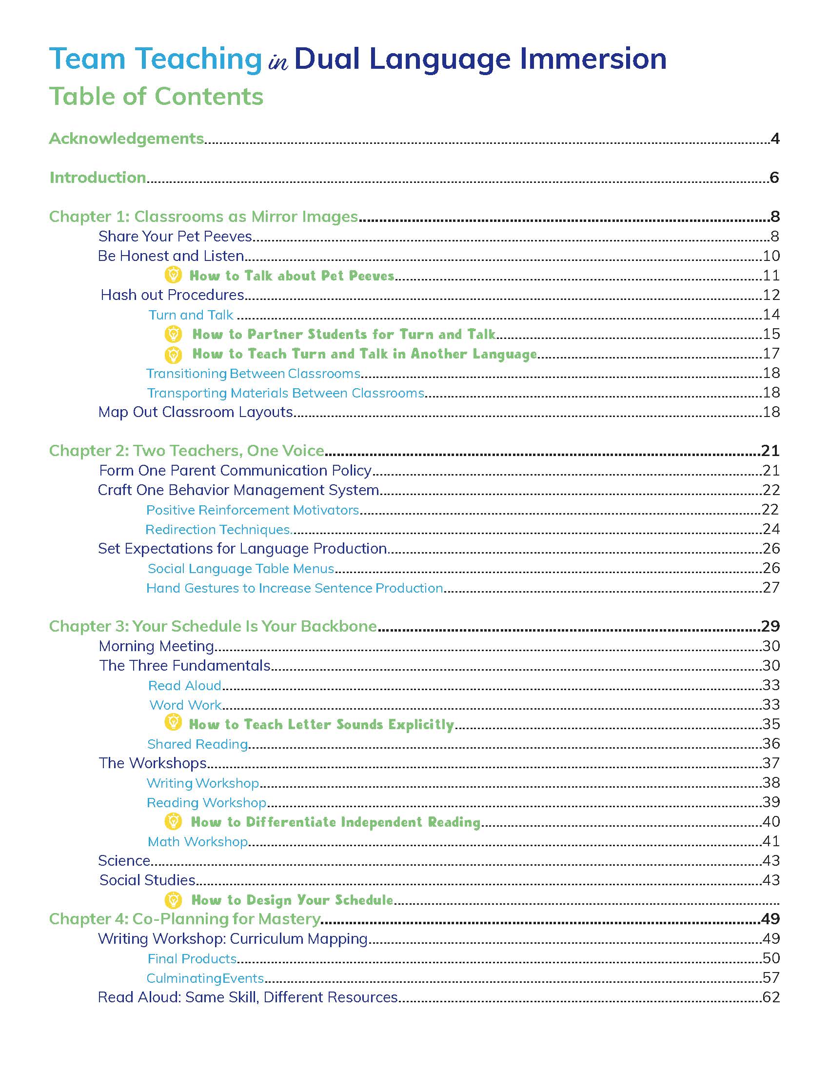 Team Teaching in Dual Language Immersion — Hexagramm Books