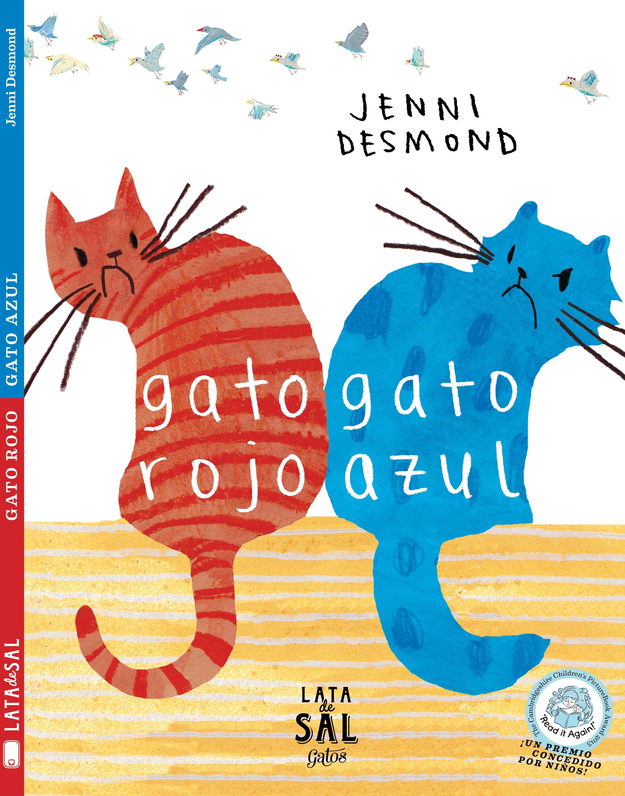 Gato rojo gato azul